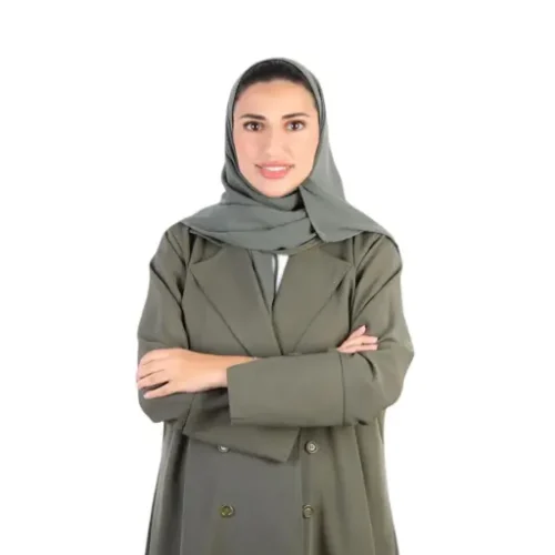 ساره بنت خالد عسيري في شركة احتماء للمحاماة متخصصة في القضايا التجارية وصياغة ومراجعة العقود في الخبر